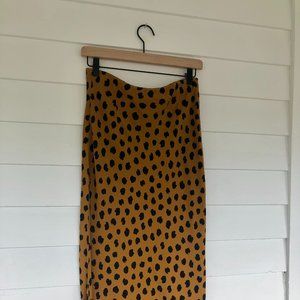 NWT Madewell - Midi Slip Skirt in Painted Spot